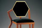 Detail from Wiggle Wright, one of the sculptural chairs in the exhibition Garry Knox Bennett: Call Me Chairmaker.